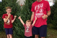 Christmas Tree Tent on Narcoossee in Orlando FL