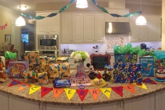 Sawyer's 4th Birthday Setup