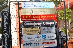 Cocoa Village FL Shopping Signs