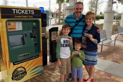 Ready To Board Sunrail at Sand Lake Road Station