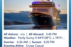 Disney Cruiseline Navigator App Day 1 Port Canaveral