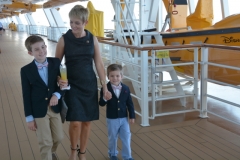 Disney Fantasy Cruise Family Formal Stroll on Deck 4