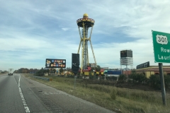 South of the Boarder Highway Sign