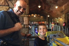 Boarding Radiator Springs Racers Disney's California Adventure