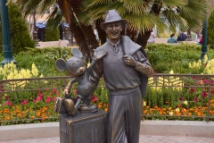 Walt and Mickey Statue Disney's California Adventure