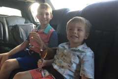 Apple Juice Limo Ride to Disneyland