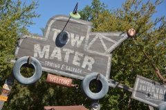 Mater's Junkyard Jamboree Sign Disney's California Adventure