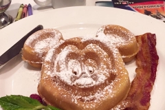 Steakhouse 55 Disneyland Hotel Mickey Waffle