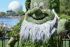 Doc Topiary Epcot Flower & Garden 2016