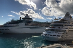 Nassau Port View of Cruise Ships