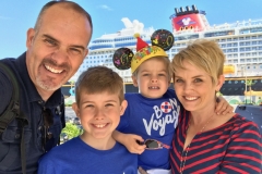 Disney Dream Family Selfie at Port Canaveral