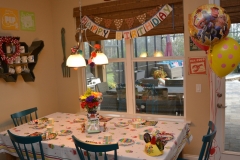 Birthday Table Setup