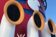 Disney Dream Smokestack Birthday Photo