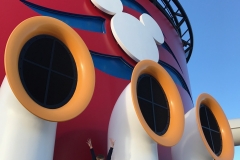 Disney Dream Smokestack Birthday Photo