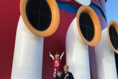 Disney Dream Smokestack Birthday Photo