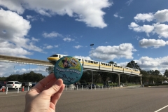 Epcot Birthday Button & Monorail