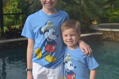 Boys Ready to Cruise on Disney Fantasy
