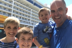 DIsney Fantasy Family Selfie