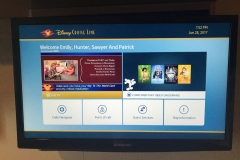 Disney Fantasy Stateroom TV