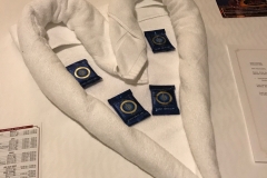 Disney Fantasy Stateroom Towel Art and Chocolates