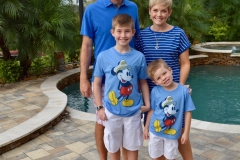 Family Shot Before Disney Fantasy Sailaway