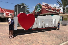 Disney Fantasy - I Love Aruba Sign