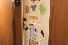 Disney Fantasy - Stateroom Door Decorated for Aruba