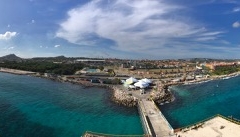 Disney Fantasy Curacao - Panoramic Port View