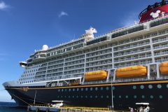 Disney Fantasy Curacao - Ship View From Shore