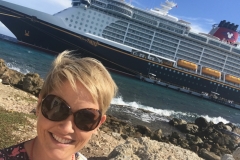 Disney Fantasy Curacao - Ship View From Shore