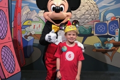 Sawyer\'s Sixth Birthday - Epcot Character Spot