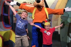 Sawyer's Sixth Birthday - Epcot Character Spot