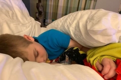 Sawyer Sleeping in Hilton Head