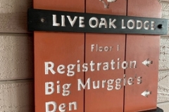 Live Oak Lodge Sign - Disney\'s Hilton Head Island