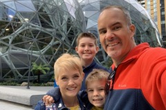 Selfie at Amazon Spheres Seattle