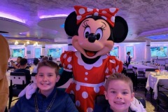 Disney Wonder Alaska Cruise Day at Sea - Character Breakfast