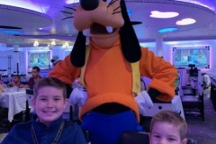 Disney Wonder Alaska Cruise Day at Sea - Character Breakfast