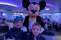 Disney Wonder Alaska Cruise Day at Sea - Character Breakfast