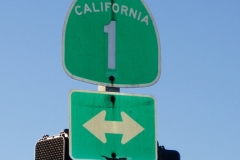 California Highway 1 Sign
