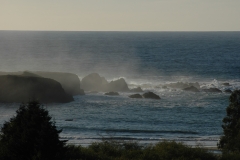 Pacific Ocean Waves & Skyline