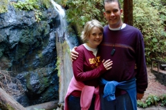 Russian Gulch State Park Waterfall Mendocino California