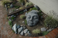 Downtown Mendocino California Garden Art