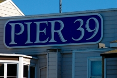 Pier 39 Sign Fisherman's Wharf San Francisco CA