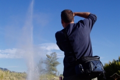 Photographich The Old Faithful Geyser of California