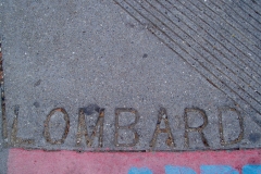 Lombard Street Pavement San Francisco CA