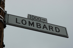 Lombard Street Sign San Francisco CA