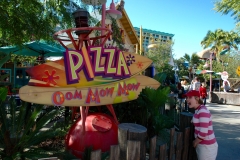 Pizza Oom Mow Mow Sign Disney's California Adventure Park