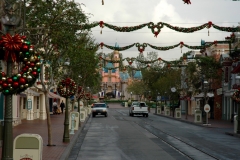 Disneyland Park Main Street Before Park Open