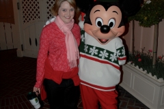Emily and Mickey Mouse Disneylando